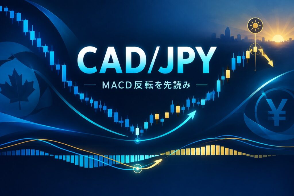 【FXトレード記録】2026年10月21日｜CAD/JPYナンピンロングとMACD反転の先読み